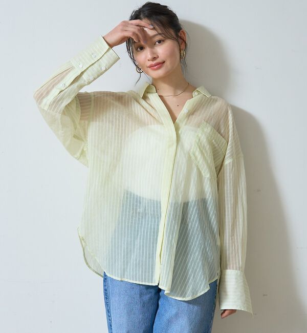 Rouge vif「【定番人気】【ロングセラー】バックツイストシャツ」|シャツ・ブラウス|