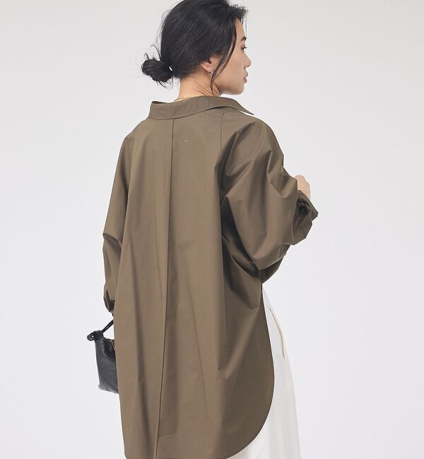 Rouge vif「ドルマンストレッチブロードビックシャツ」|シャツ・ブラウス|