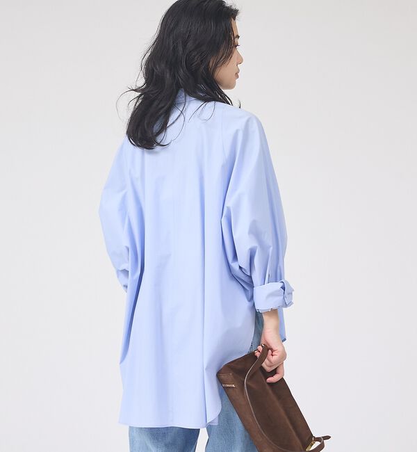 Rouge vif「ドルマンストレッチブロードビックシャツ」|シャツ・ブラウス|