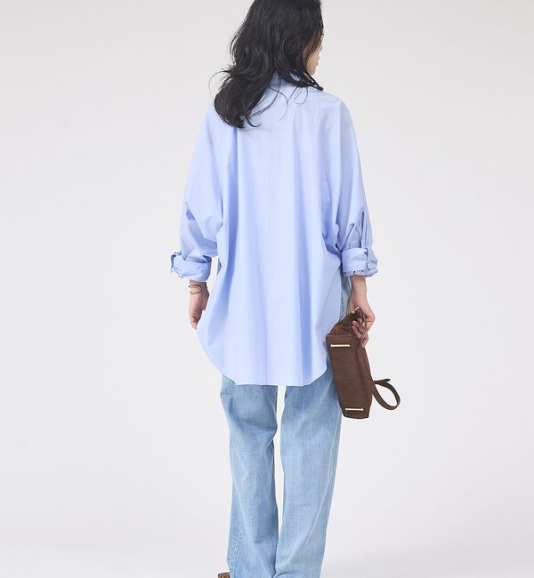 Rouge vif「ドルマンストレッチブロードビックシャツ」|シャツ・ブラウス|