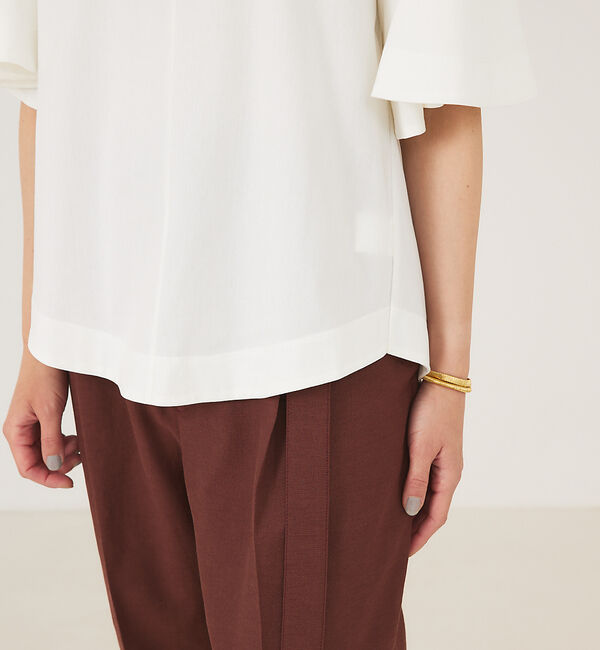 qualite「フレアスリーブカットソー」|Tシャツ・カットソー|