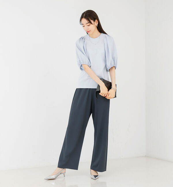 qualite「タフタスリーブプルオーバー」|Tシャツ・カットソー|