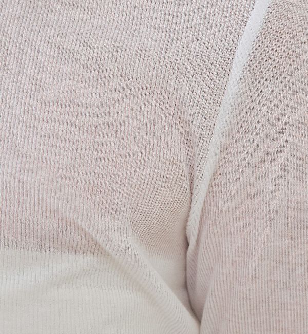 qualite「シアーテレコロングスリーブT」|Tシャツ・カットソー|