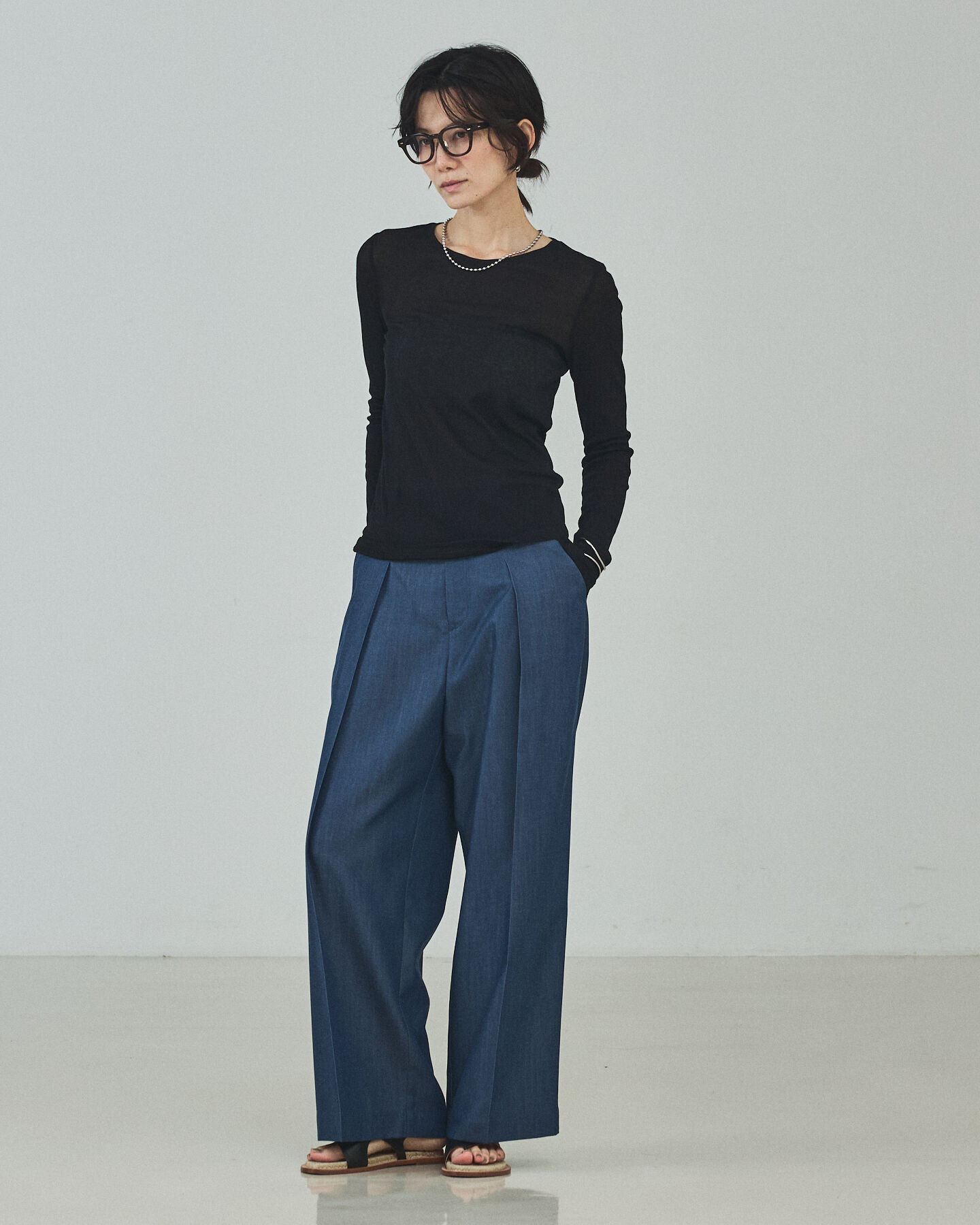 qualite「シアーテレコロングスリーブT」|Tシャツ・カットソー|