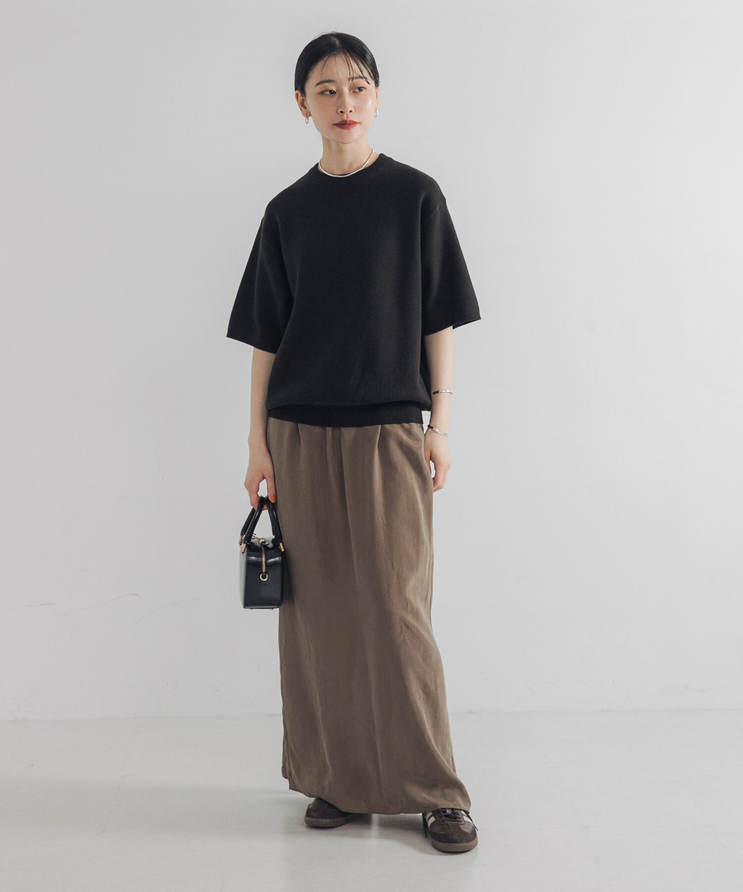 URBAN RESEARCH「コットンカシミヤハーフスリーブニット」|ニット・セーター|