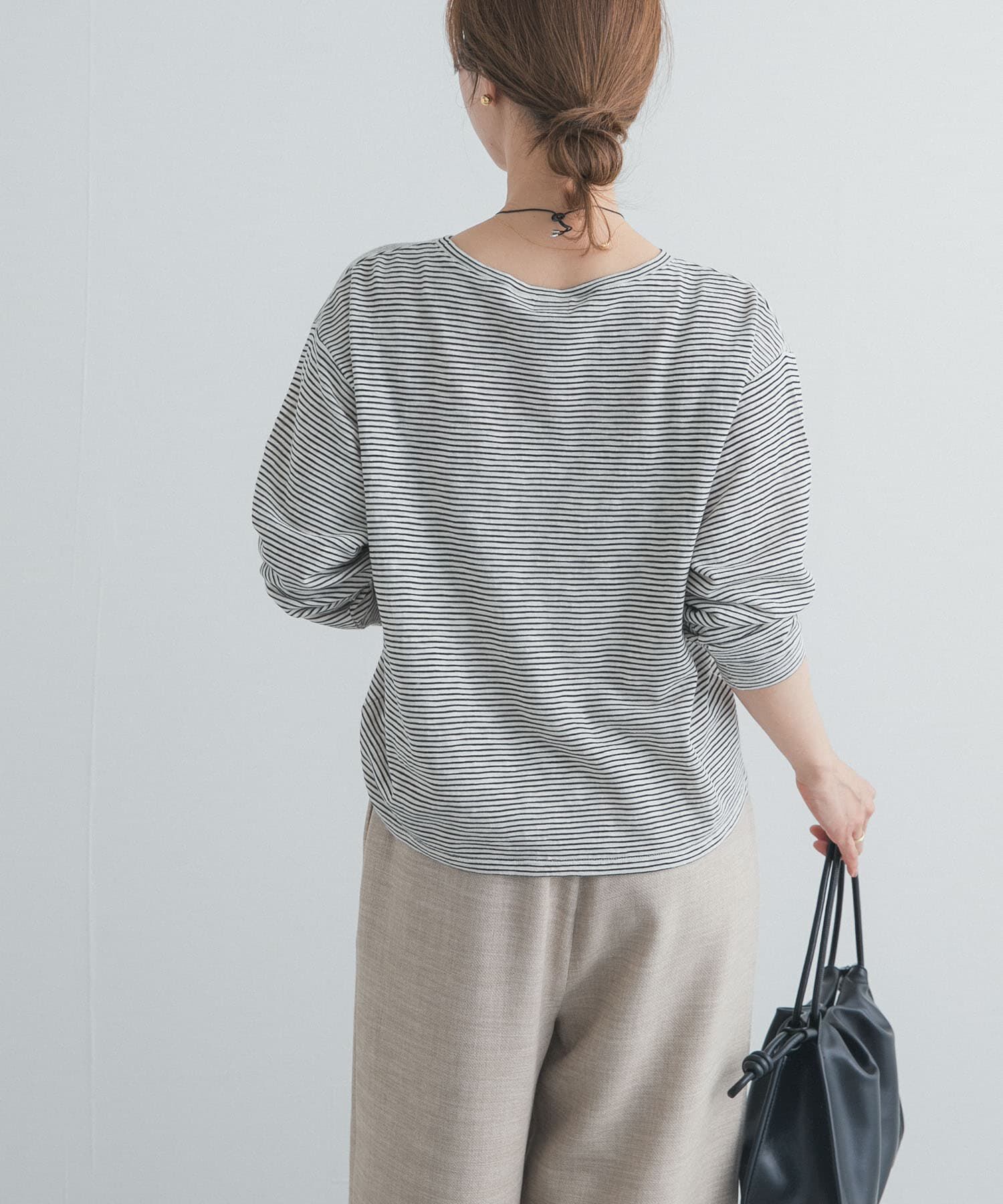 URBAN RESEARCH DOORS「スラブミジンボーダーTシャツ」|Tシャツ・カットソー|