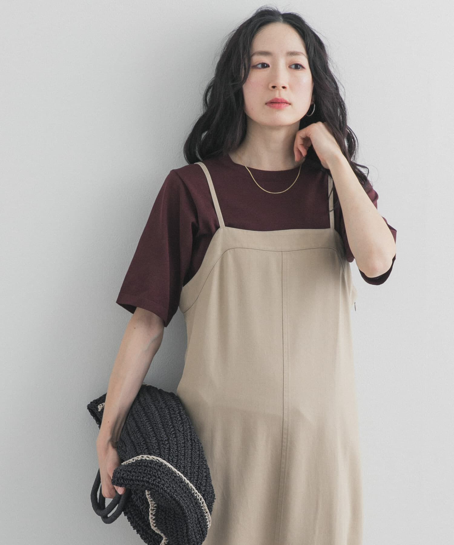 URBAN RESEARCH DOORS「バイオウォッシュキャミワンピース」|ワンピース|