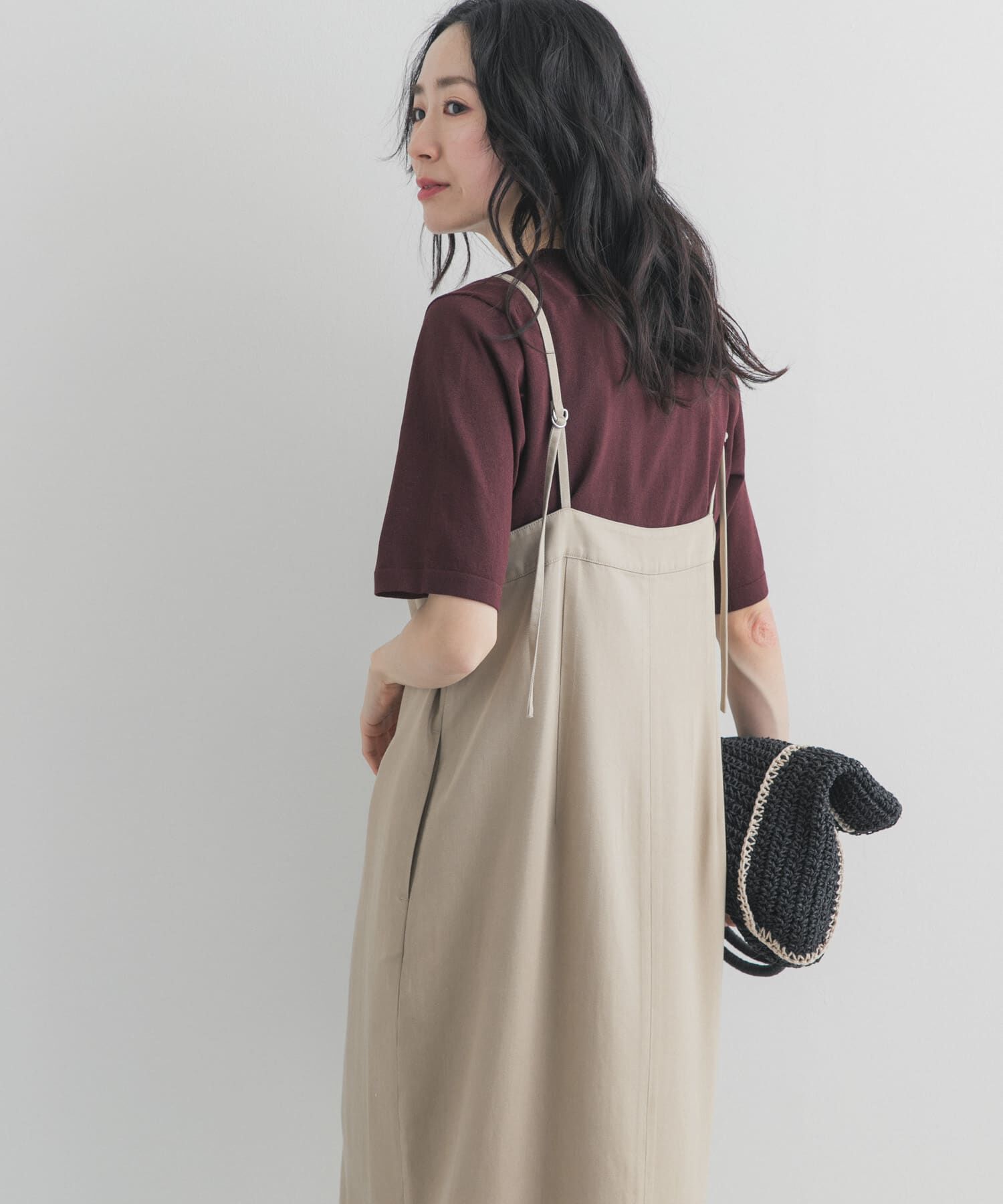 URBAN RESEARCH DOORS「バイオウォッシュキャミワンピース」|ワンピース|