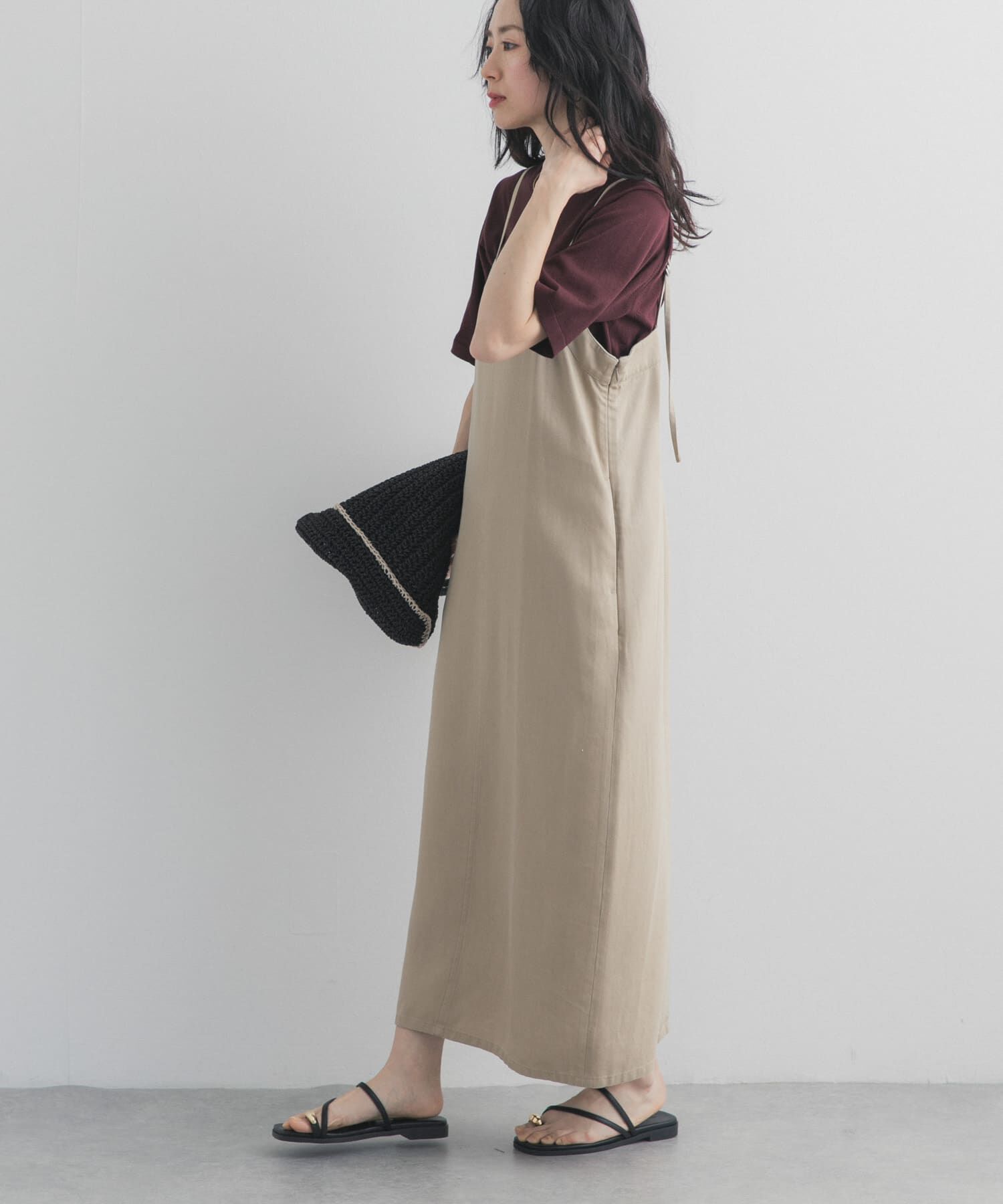 URBAN RESEARCH DOORS「バイオウォッシュキャミワンピース」|ワンピース|