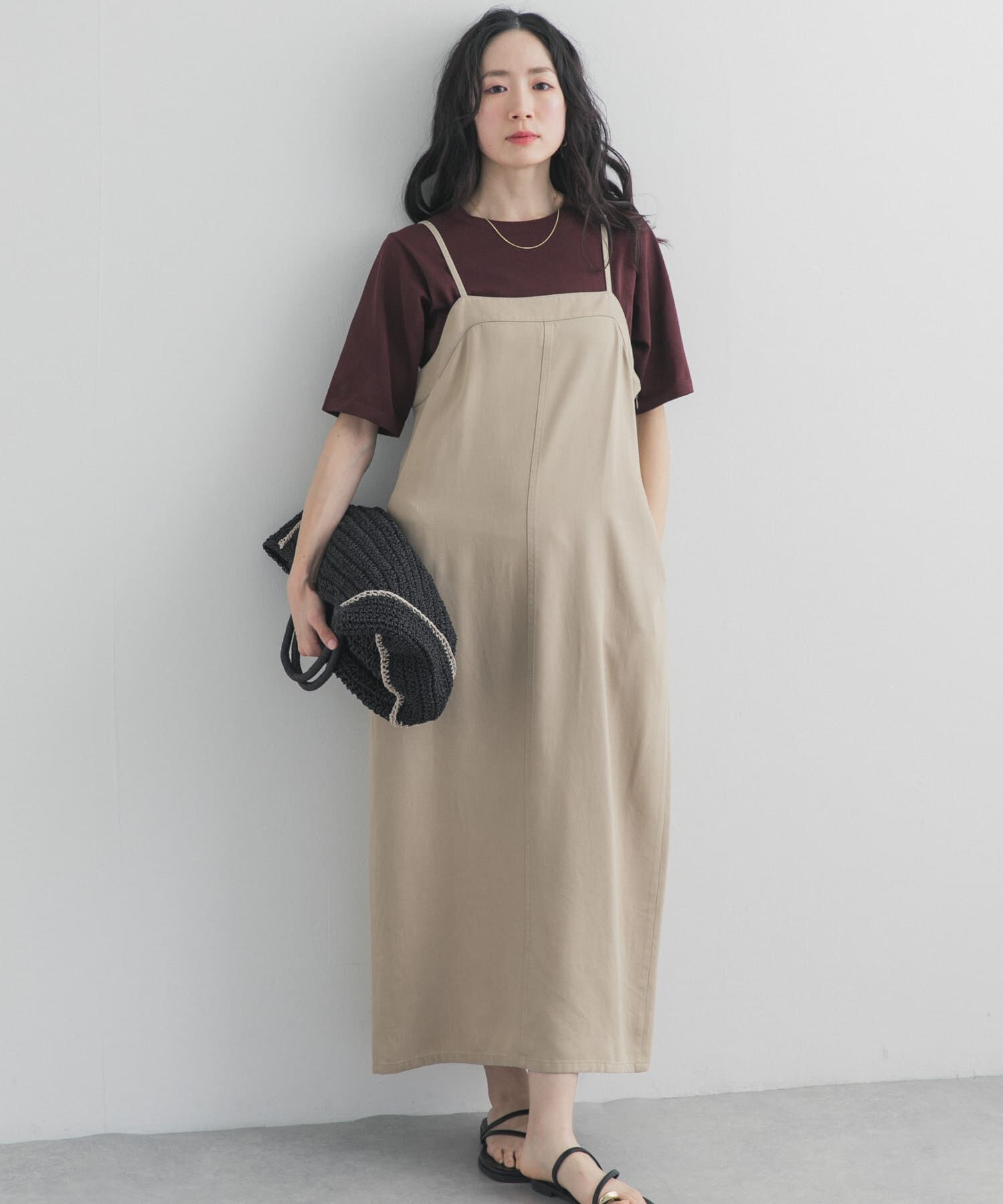 URBAN RESEARCH DOORS「バイオウォッシュキャミワンピース」|ワンピース|