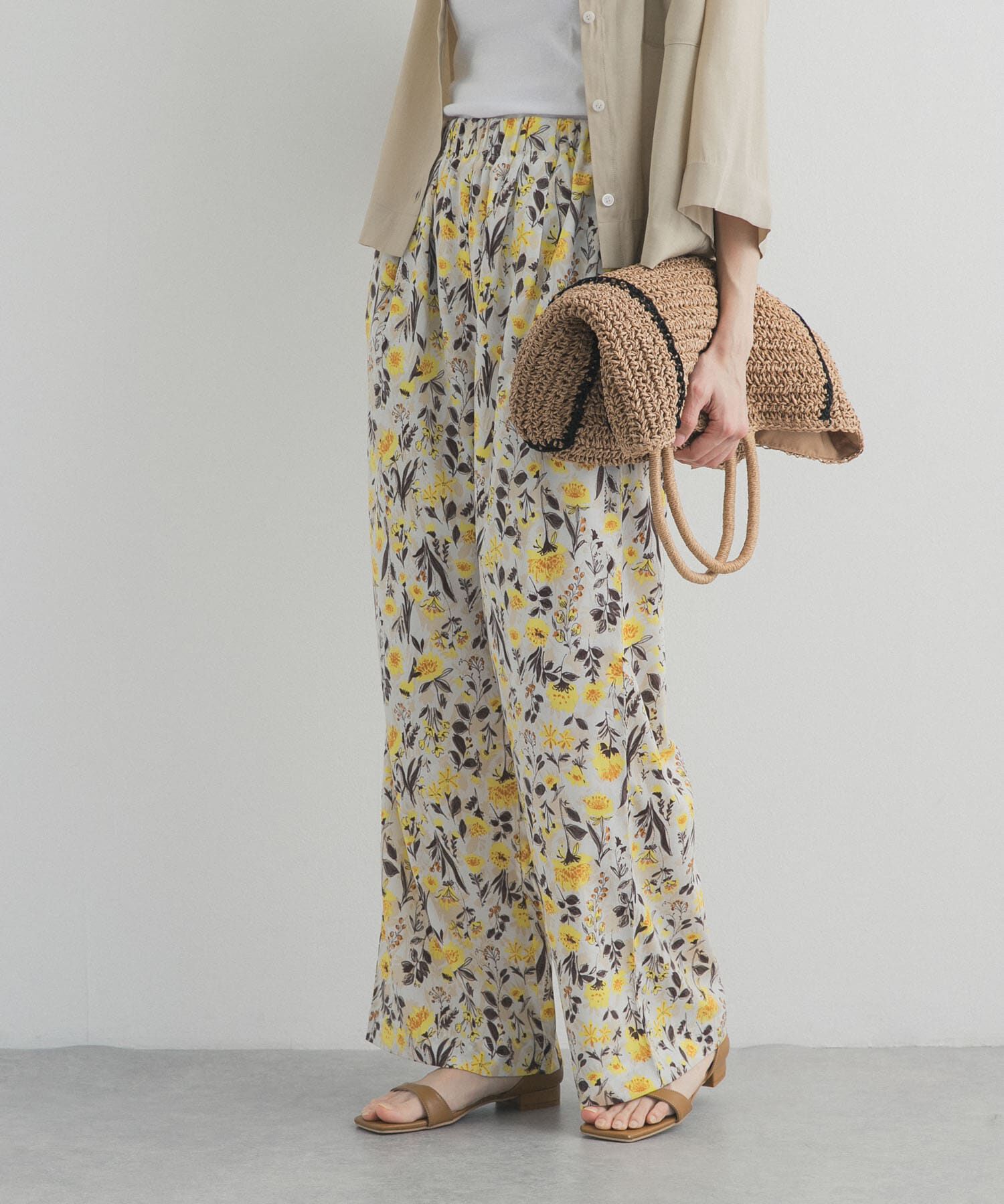 URBAN RESEARCH DOORS「『WEB/一部店舗限定カラー』フラワープリントイージーパンツ」|その他|