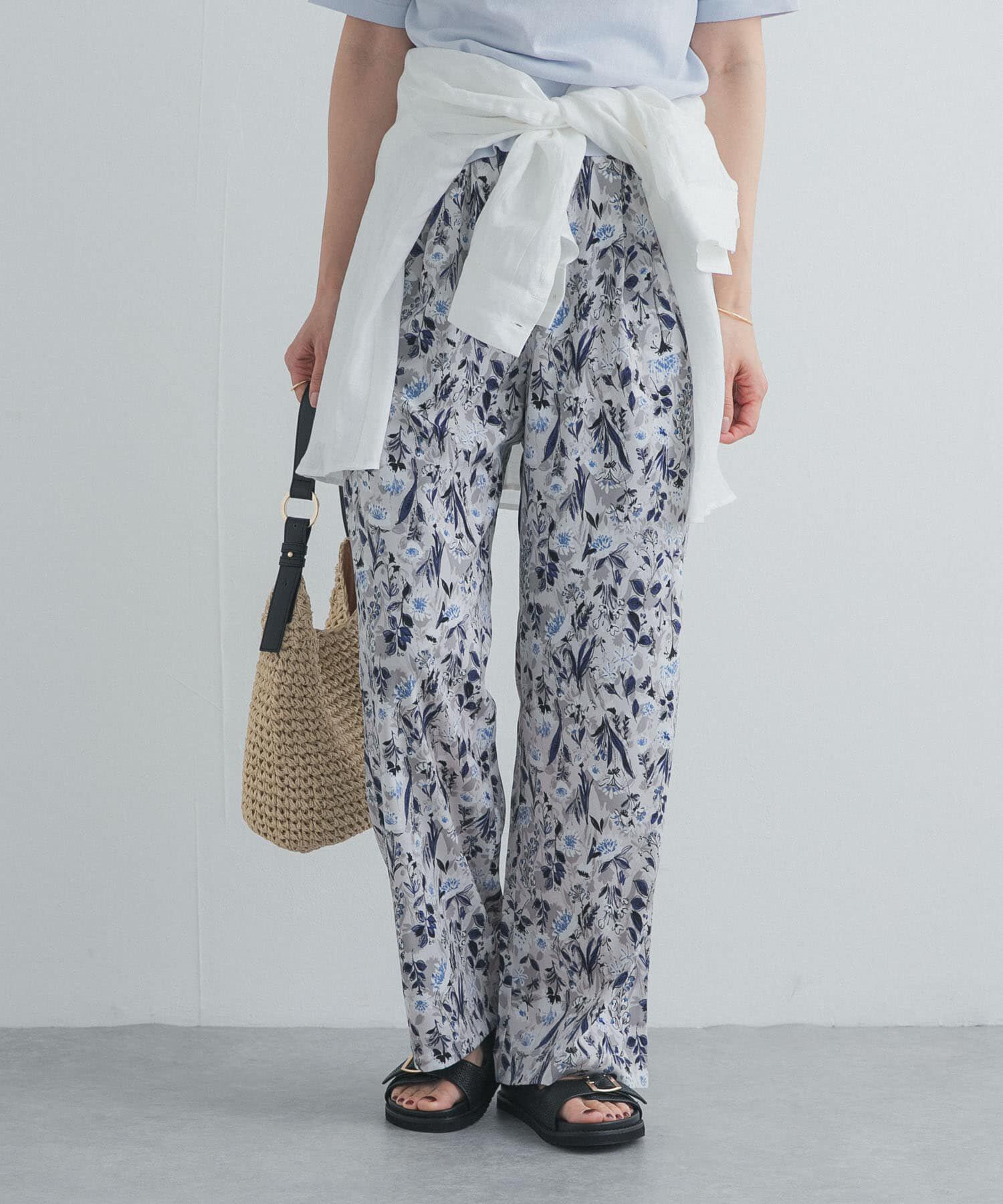 URBAN RESEARCH DOORS「『WEB/一部店舗限定カラー』フラワープリントイージーパンツ」|その他|