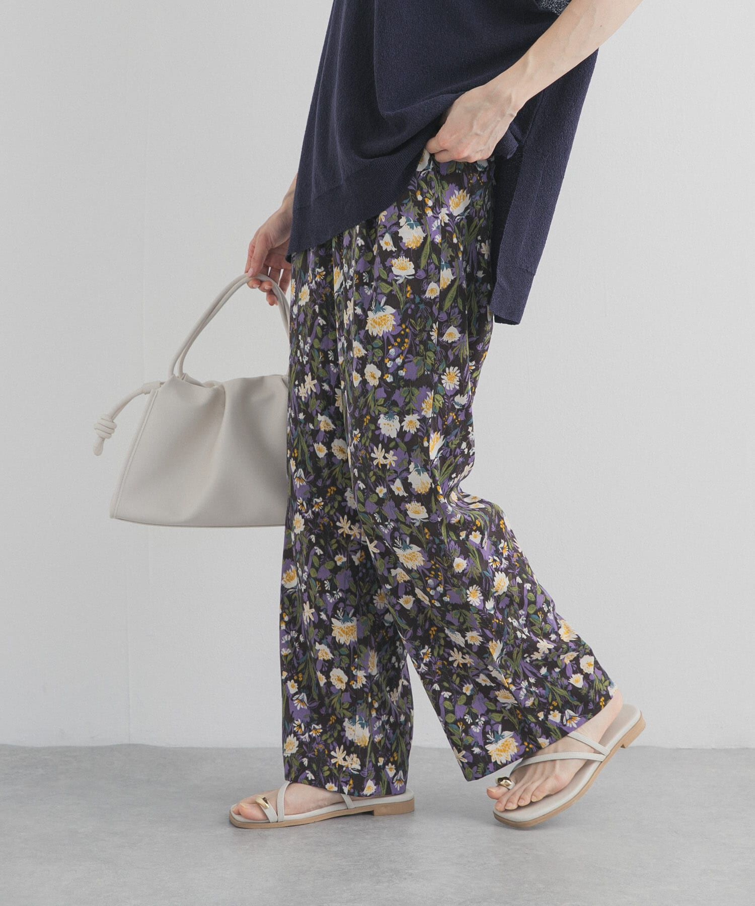 URBAN RESEARCH DOORS「『WEB/一部店舗限定カラー』フラワープリントイージーパンツ」|その他|