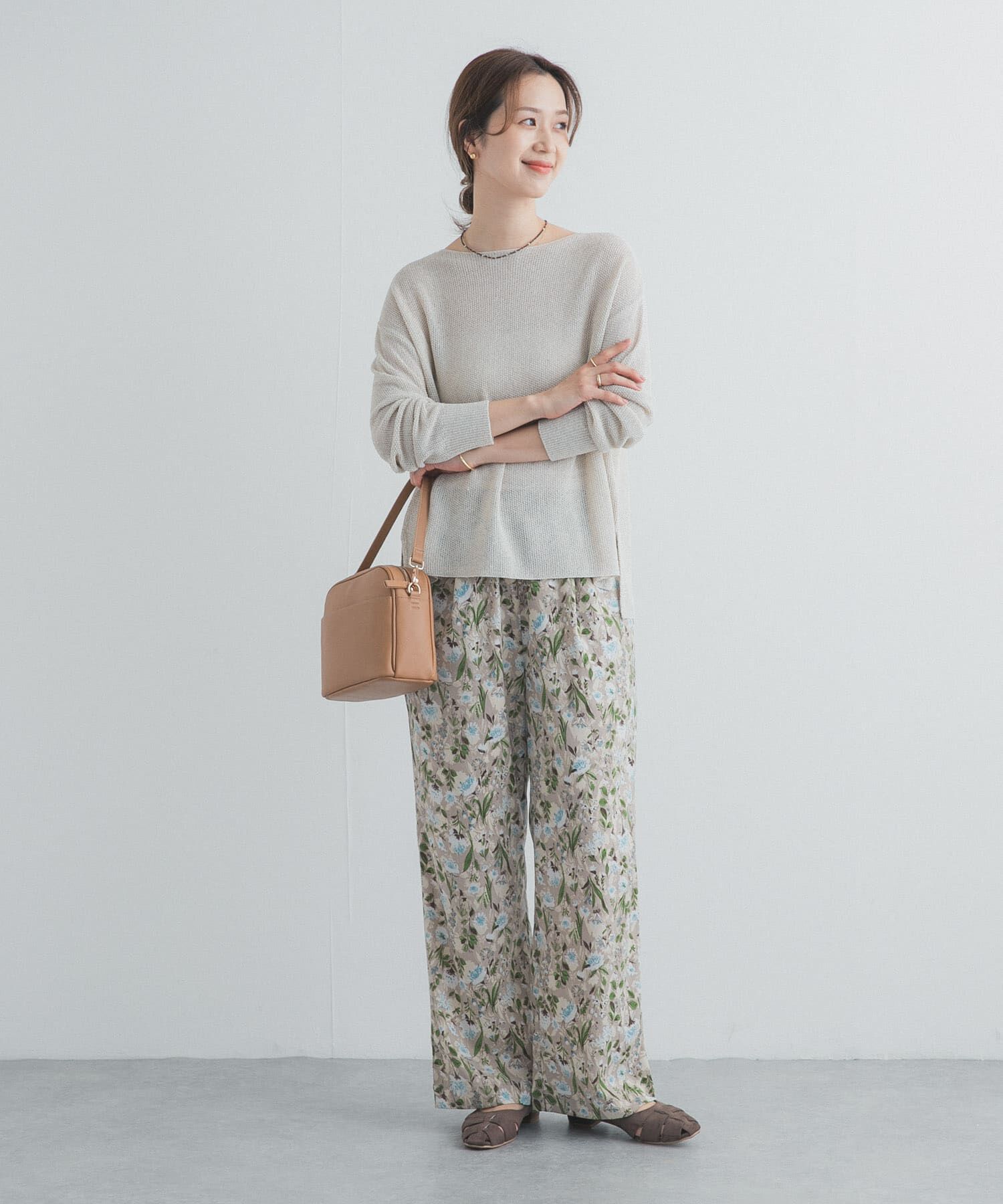 URBAN RESEARCH DOORS「『WEB/一部店舗限定カラー』フラワープリントイージーパンツ」|その他|