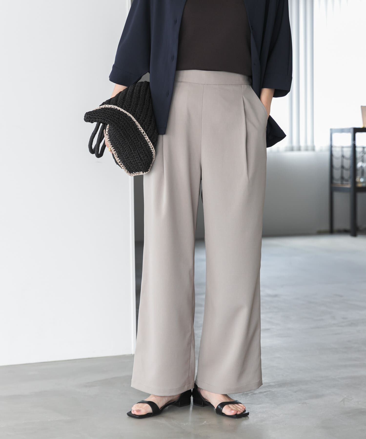 URBAN RESEARCH DOORS「『UR TECH』完声/涼フロントタックEZパンツ」|その他|