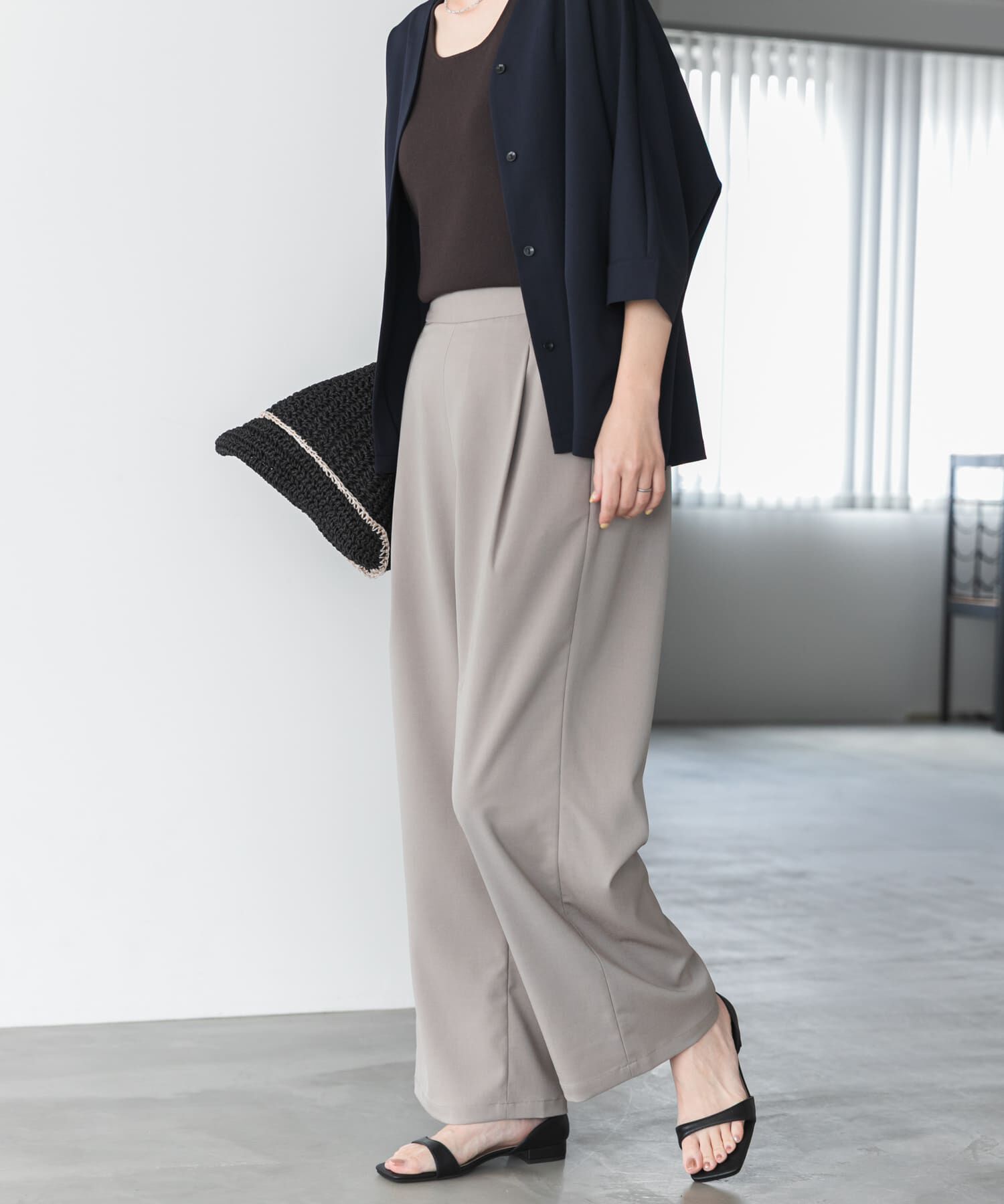 URBAN RESEARCH DOORS「『UR TECH』完声/涼フロントタックEZパンツ」|その他|