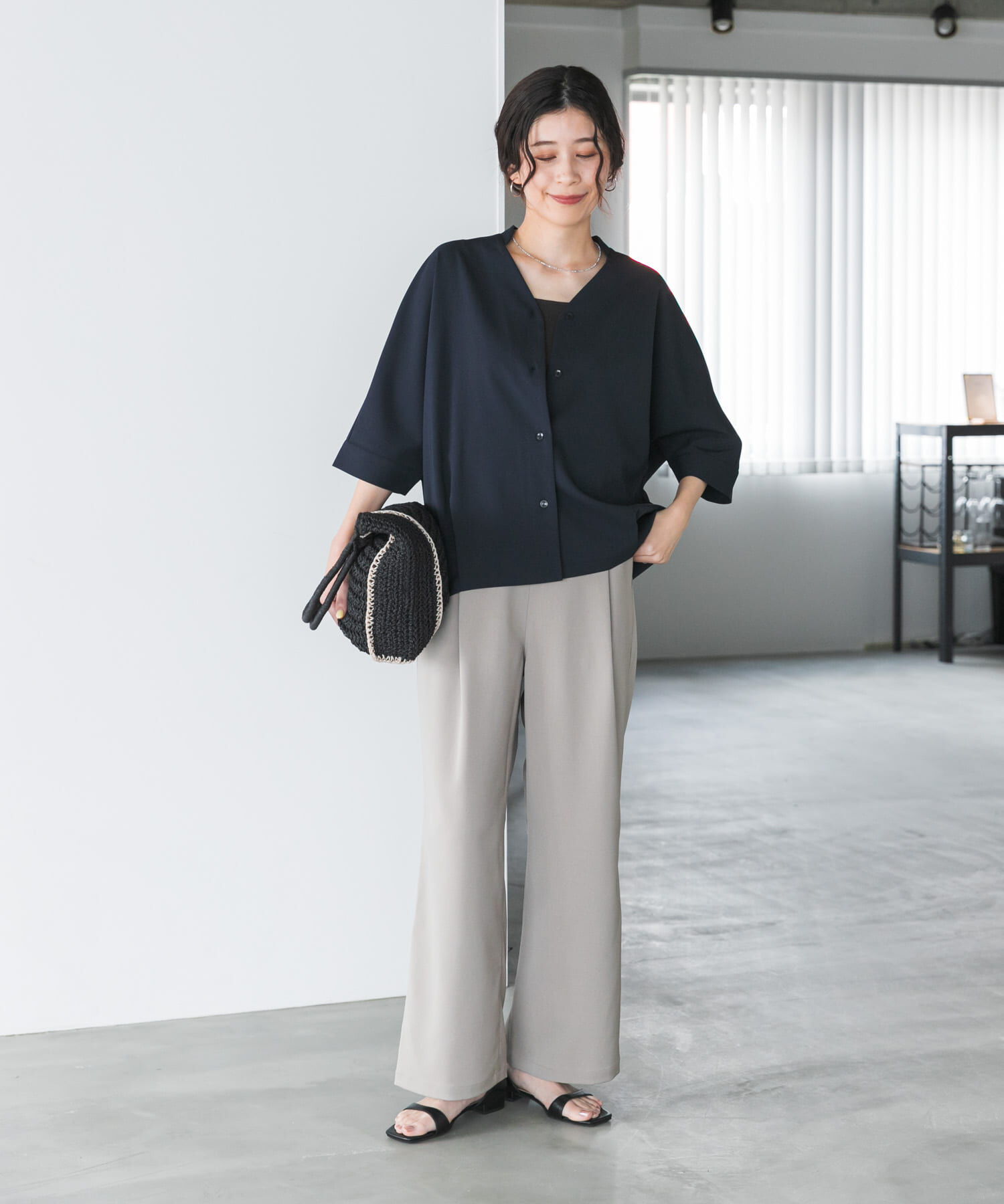 URBAN RESEARCH DOORS「『UR TECH』完声/涼フロントタックEZパンツ」|その他|