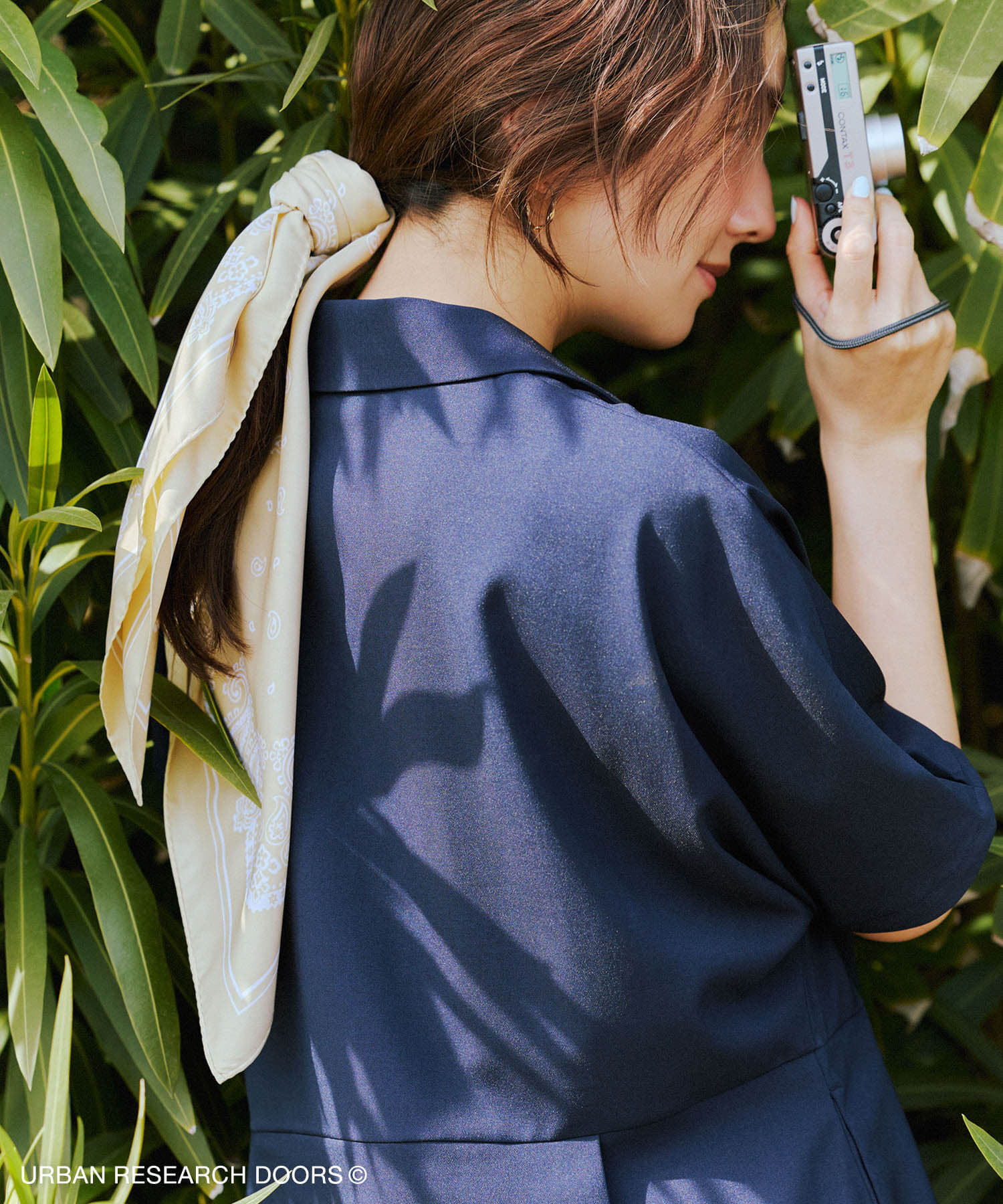 URBAN RESEARCH DOORS「『UR TECH』完声/涼ドルマン半袖ワンピース」|ワンピース|