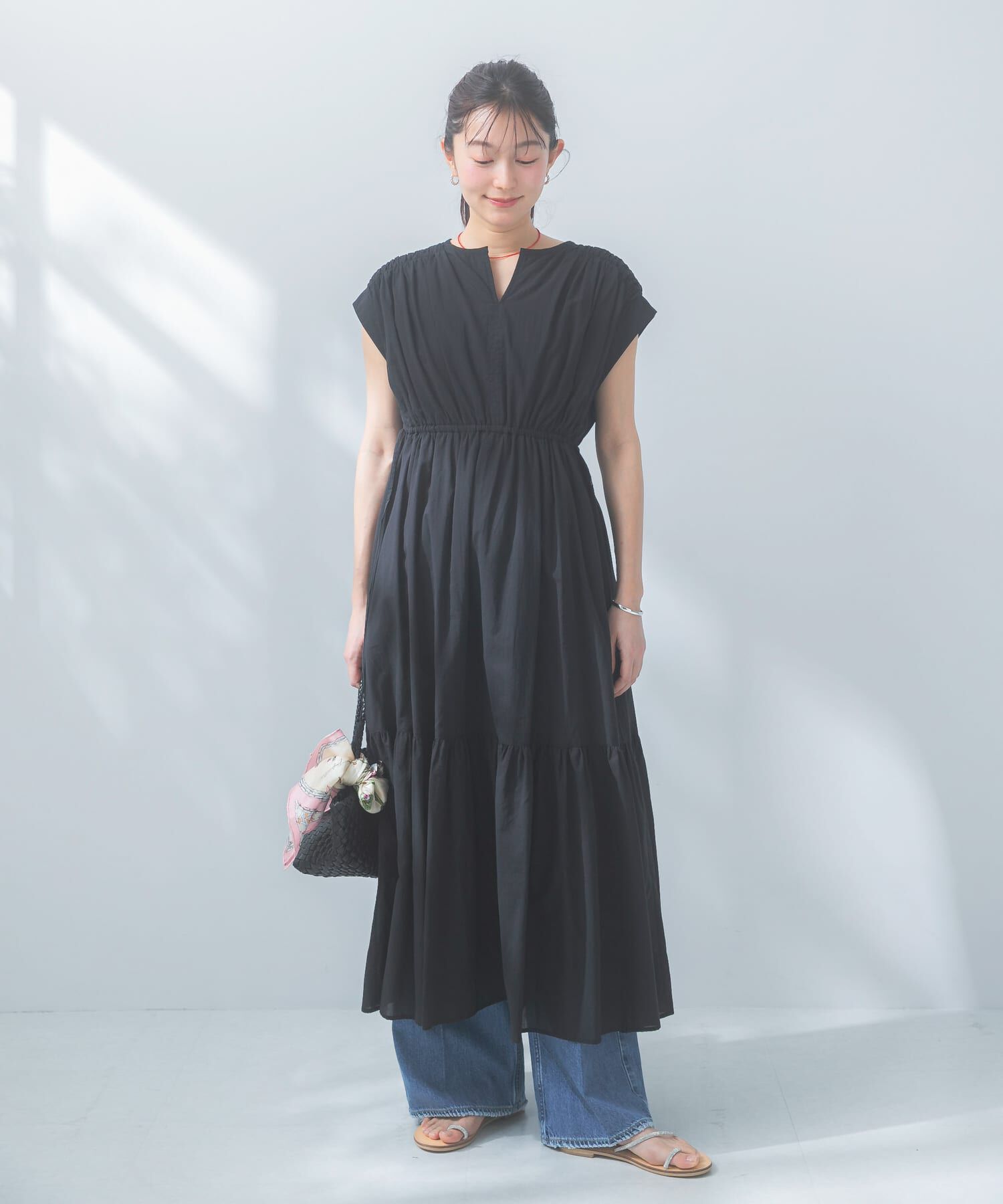 URBAN RESEARCH ROSSO「『WEB限定』コットンボイルワンピース」|ワンピース|