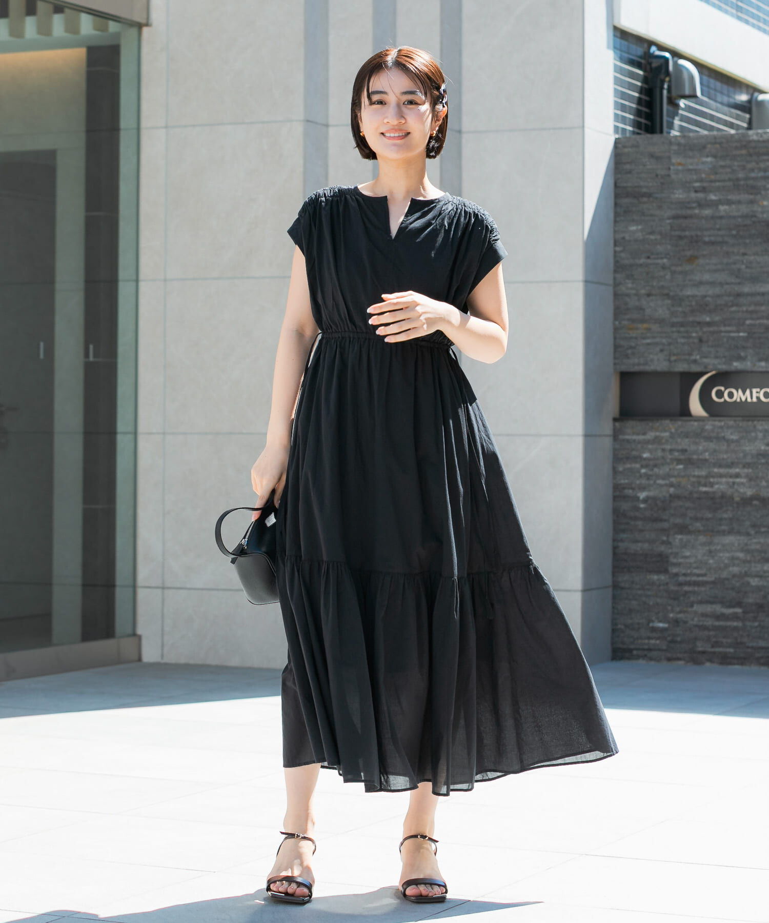 URBAN RESEARCH ROSSO「『WEB限定』コットンボイルワンピース」|ワンピース|