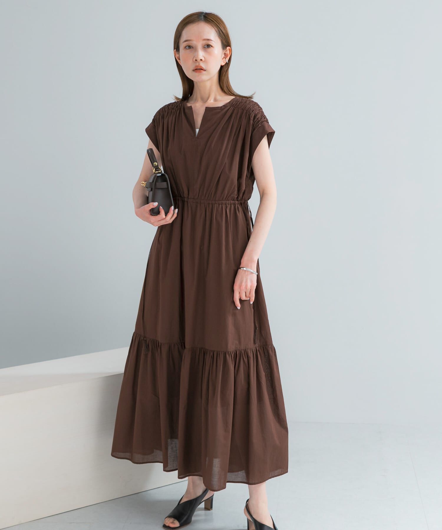 URBAN RESEARCH ROSSO「『WEB限定』コットンボイルワンピース」|ワンピース|