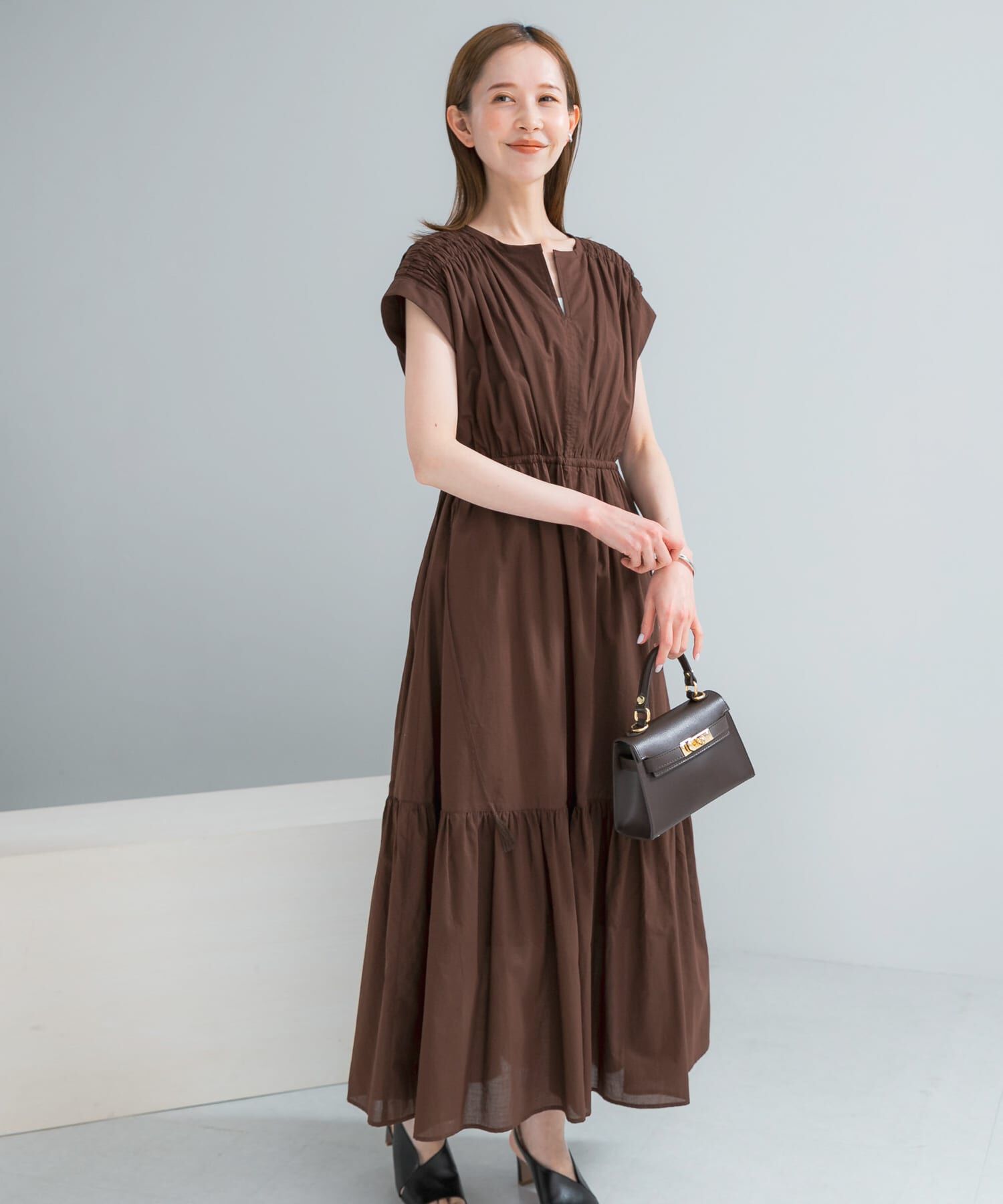 URBAN RESEARCH ROSSO「『WEB限定』コットンボイルワンピース」|ワンピース|