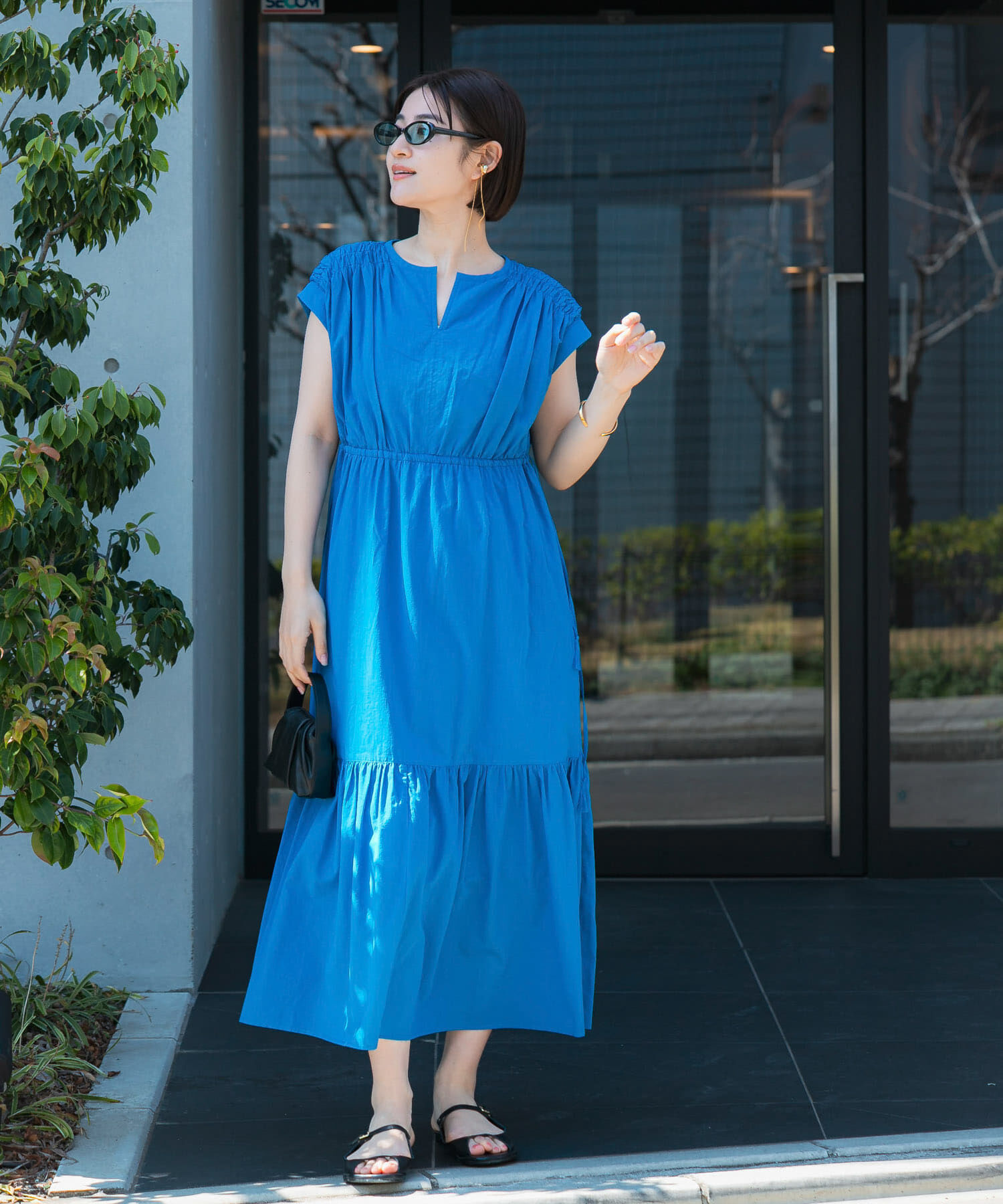 URBAN RESEARCH ROSSO「『WEB限定』コットンボイルワンピース」|ワンピース|