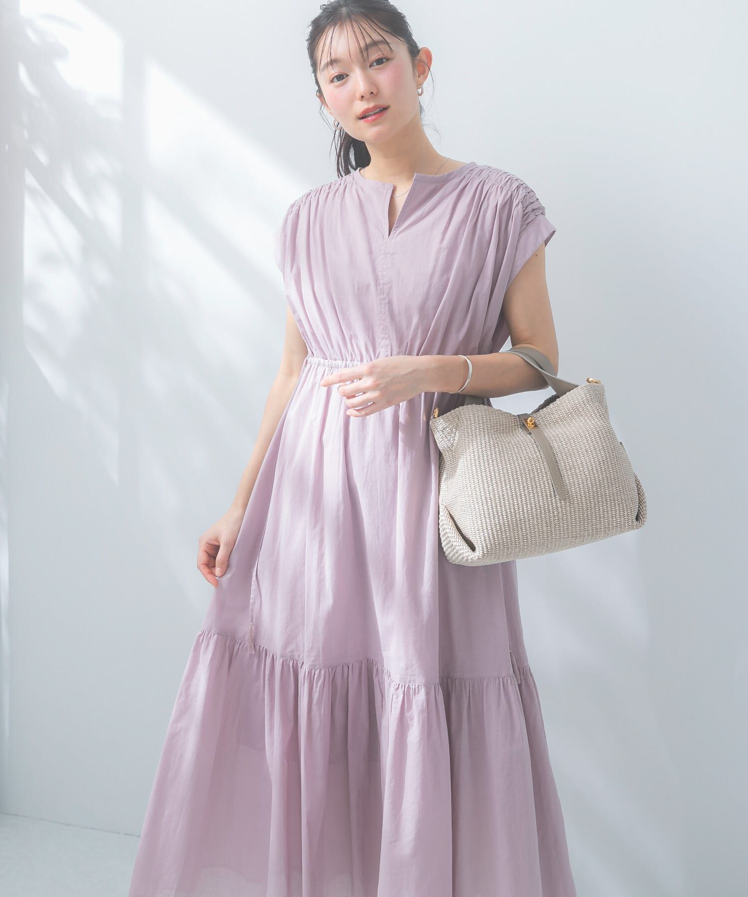 URBAN RESEARCH ROSSO「『WEB限定』コットンボイルワンピース」|ワンピース|