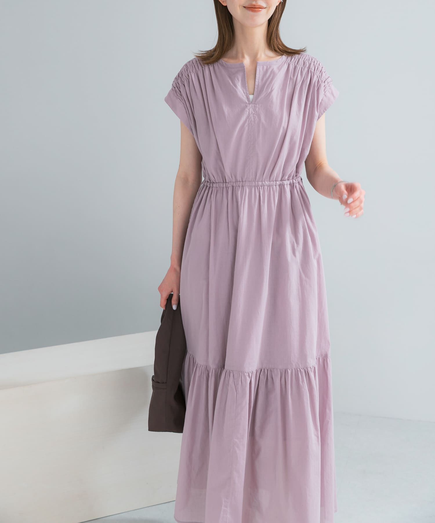 URBAN RESEARCH ROSSO「『WEB限定』コットンボイルワンピース」|ワンピース|