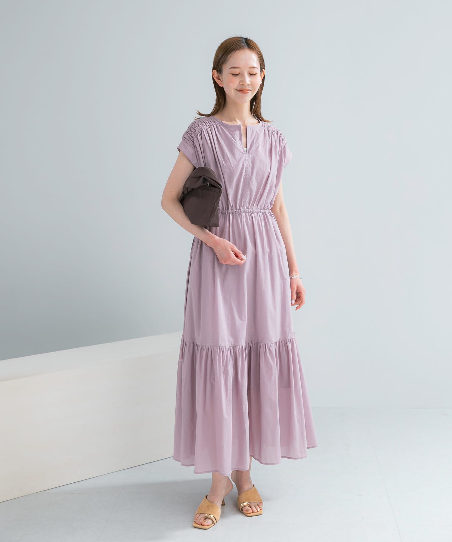 URBAN RESEARCH ROSSO「『WEB限定』コットンボイルワンピース」|ワンピース|