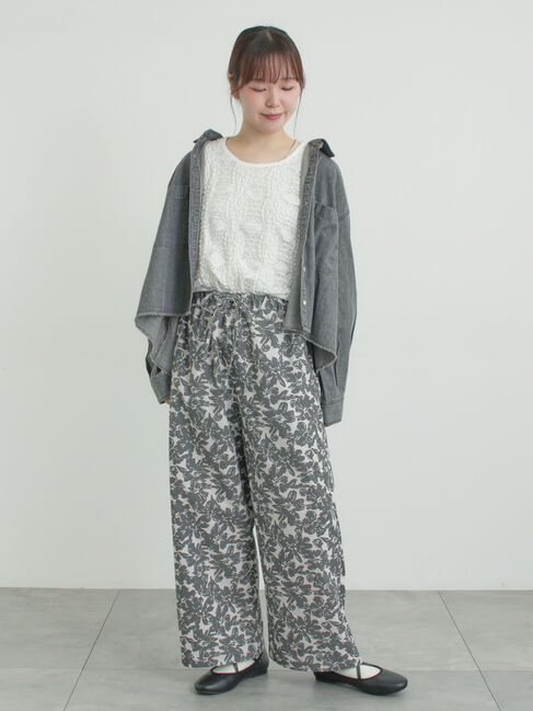 Samansa Mos2「【イージーケア】イージーストレートパンツ」|その他|