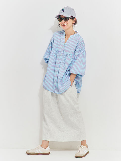 Samansa Mos2「ダンボールタイトスカート」|スカート|