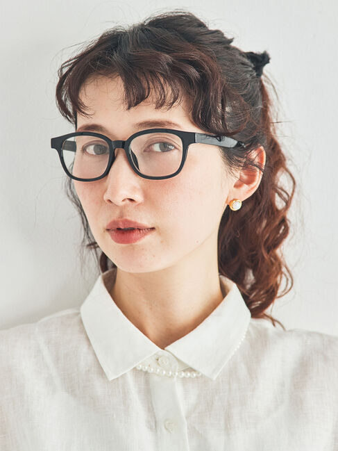 Samansa Mos2「【UVカット】ウェリントン型サングラス」|その他|ブラック