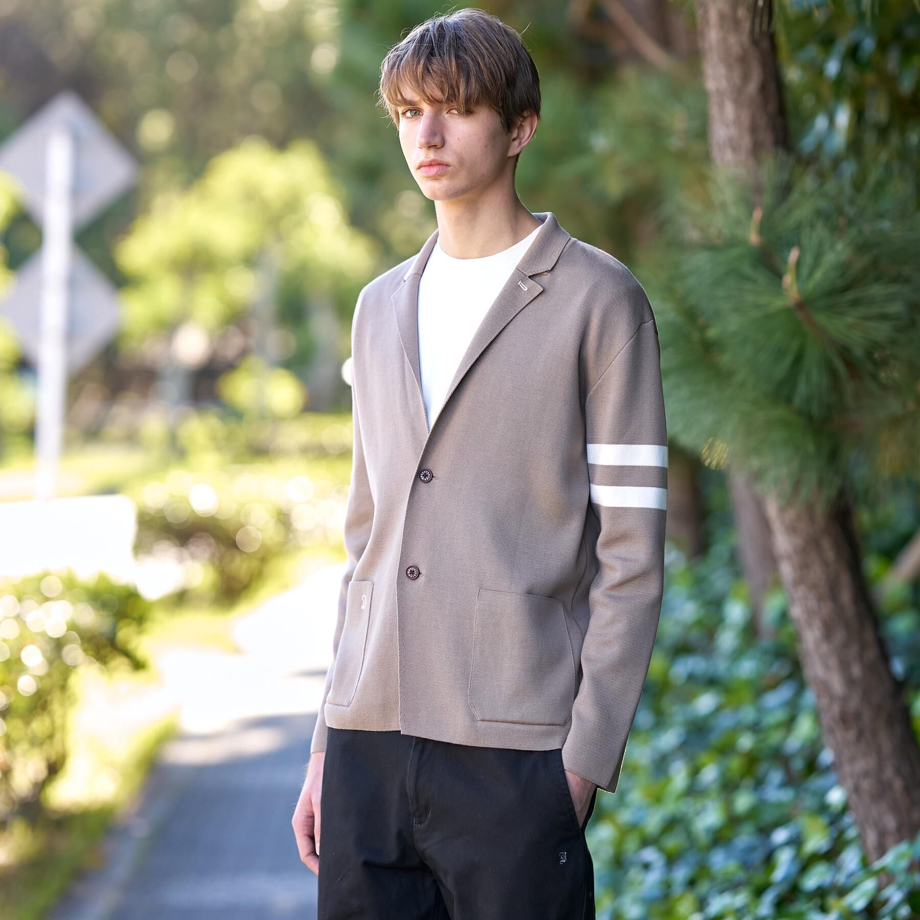 DRESSTERIOR「【ウォッシャブル】スプリング ニットジャケット」|カーディガン|