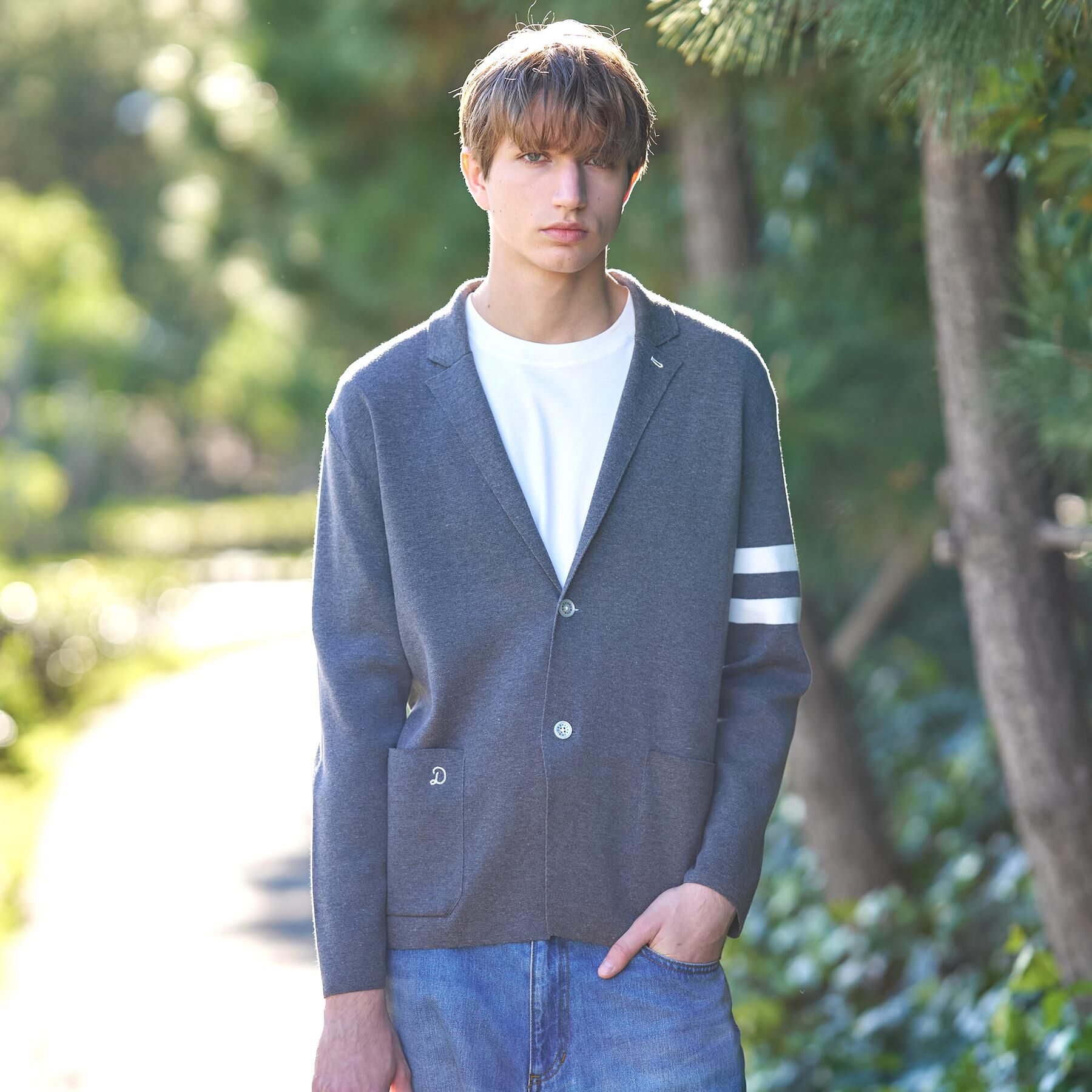 DRESSTERIOR「【ウォッシャブル】スプリング ニットジャケット」|カーディガン|