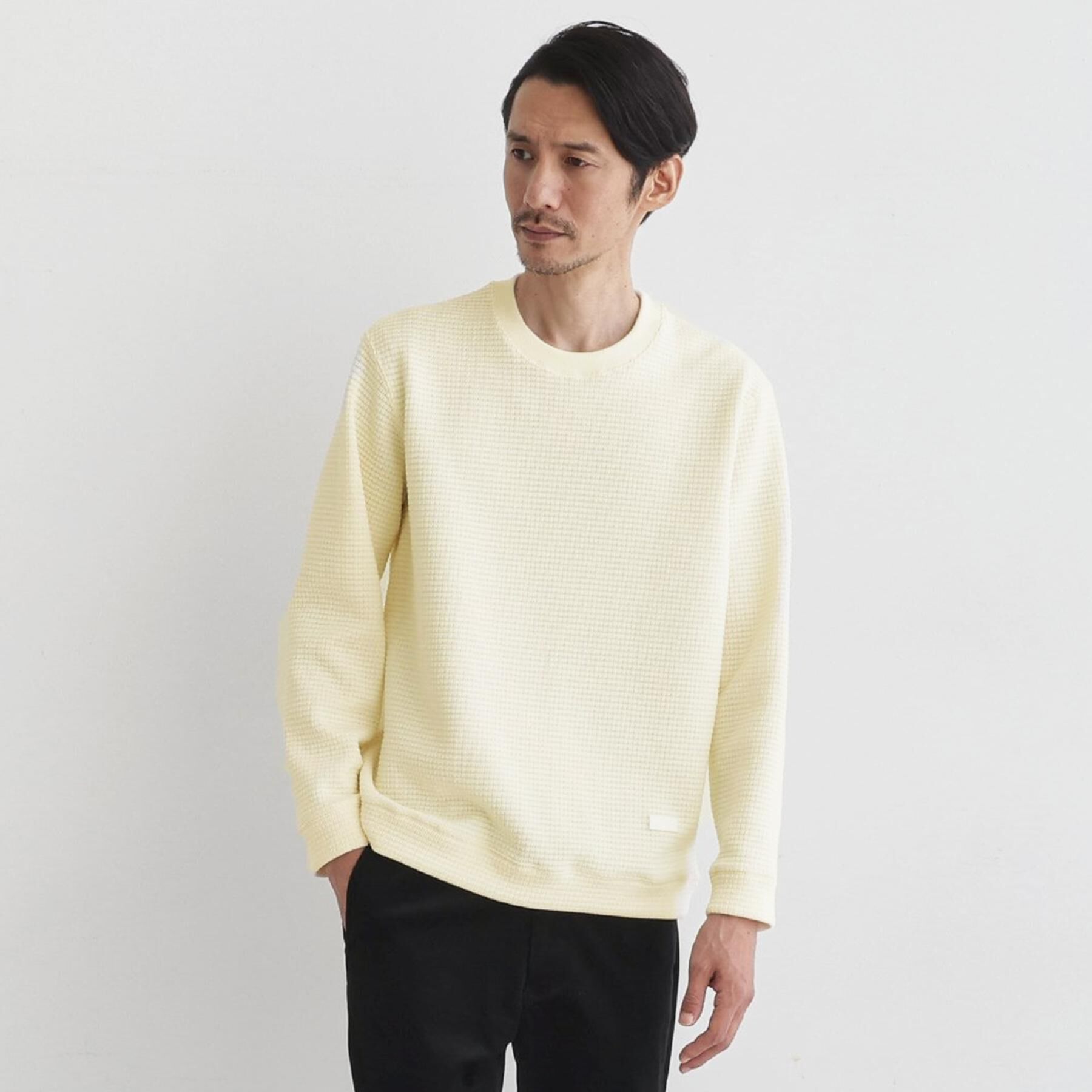 TAKEO KIKUCHI「ニットライク プルオーバー」|Tシャツ・カットソー|オフホワイト(003