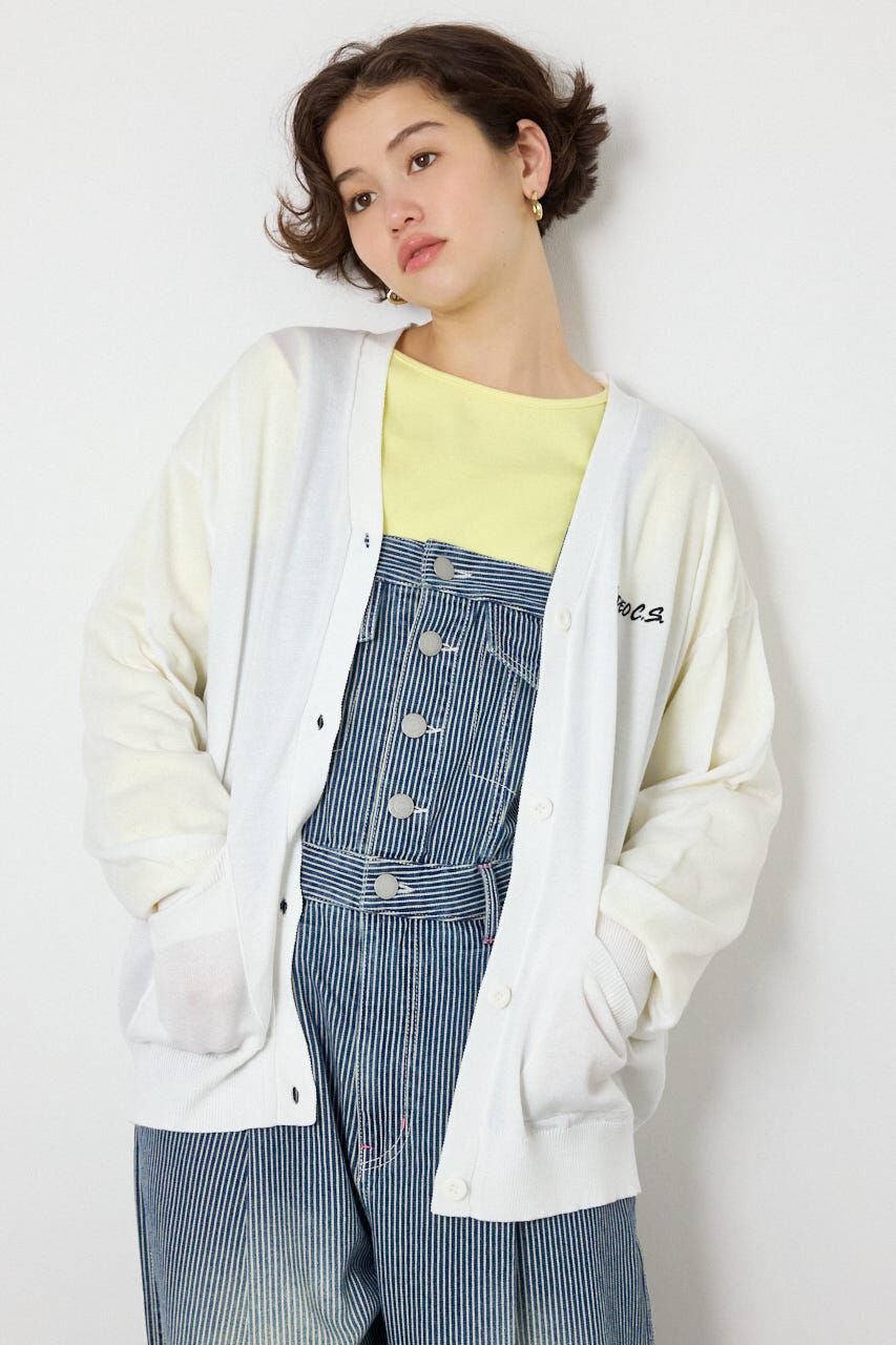 RODEO CROWNS「ネオンカラーロゴニットカーディガン」|カーディガン|