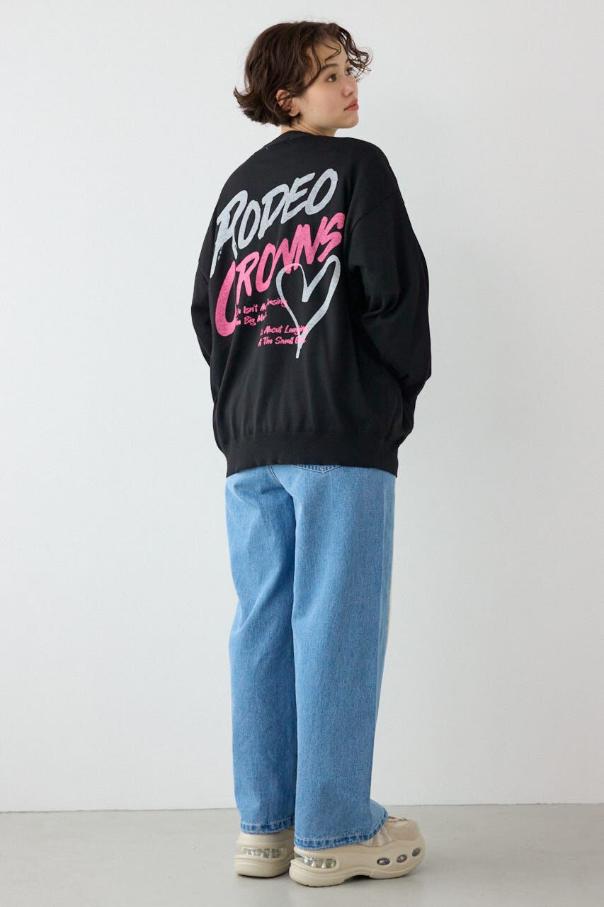 RODEO CROWNS「ネオンカラーロゴニットカーディガン」|カーディガン|