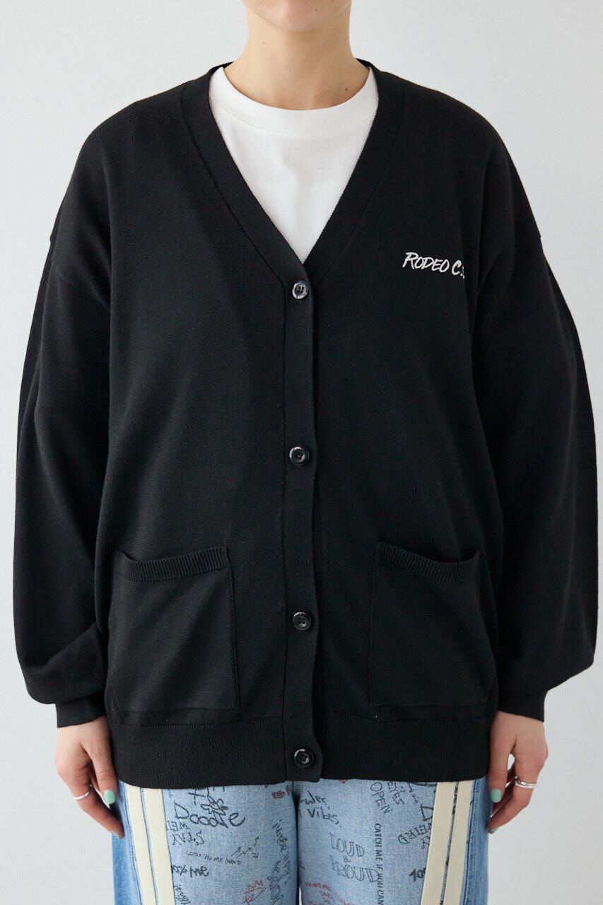 RODEO CROWNS「ネオンカラーロゴニットカーディガン」|カーディガン|