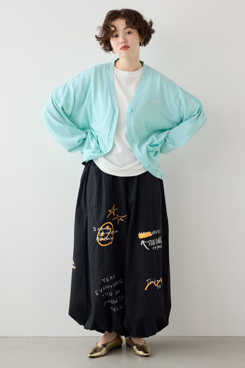 RODEO CROWNS「ネオンカラーロゴニットカーディガン」|カーディガン|