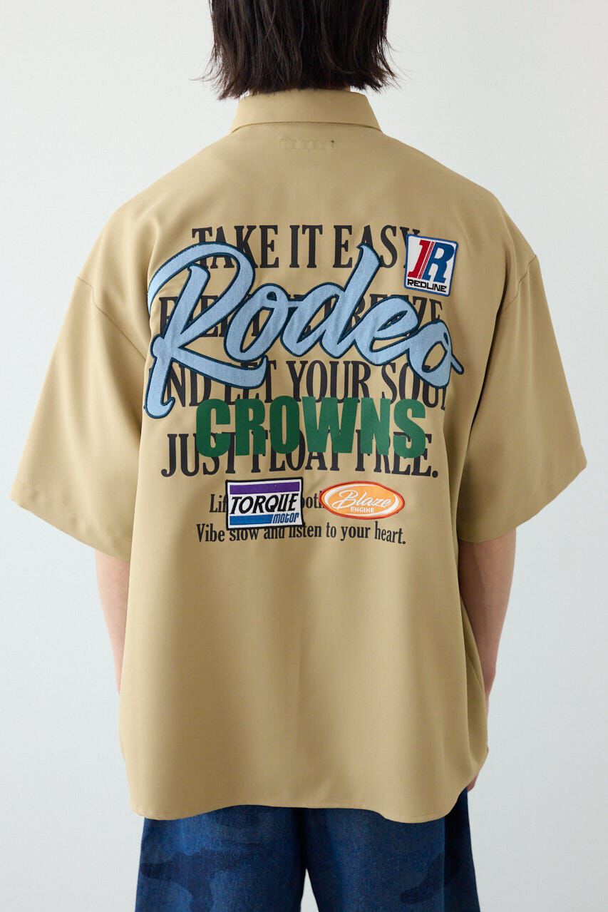 RODEO CROWNS「Overlapアップリケシャツ」|シャツ・ブラウス|