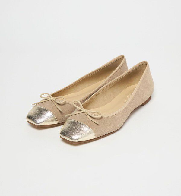 ODETTE E ODILE「【WEB限定】バレエコンビスクエア フラット10■&uarr;」|バレエシューズ|