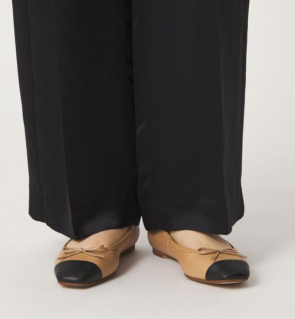 ODETTE E ODILE「【WEB限定】バレエコンビスクエア フラット10■&uarr;」|バレエシューズ|