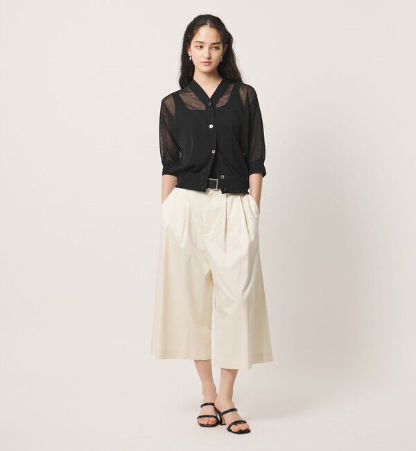 UNITED ARROWS「シアー Vネック カーディガン ‐ウォッシャブル‐」|カーディガン|