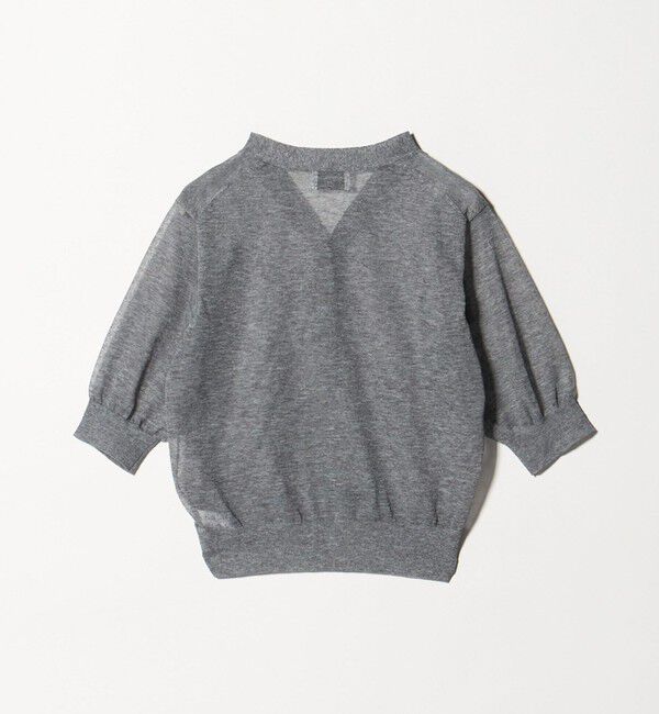 UNITED ARROWS「シアー Vネック カーディガン ‐ウォッシャブル‐」|カーディガン|