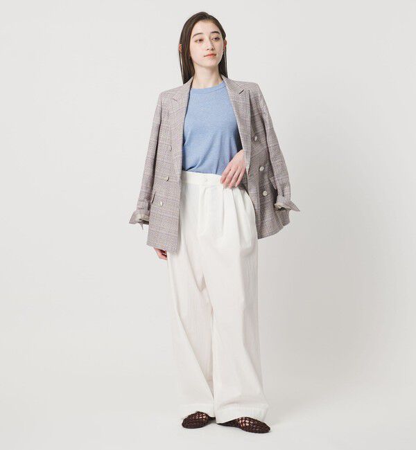 UNITED ARROWS「ラメ テンジク Tシャツ」|Tシャツ・カットソー|