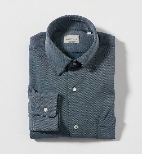 UNITED ARROWS green label relaxing「エブリット TC ジャージー スナップ ボタンダウン シャツ -ストレッチ・イージーアイロン・吸水速乾・抗菌-」|シャツ・ブラウス|