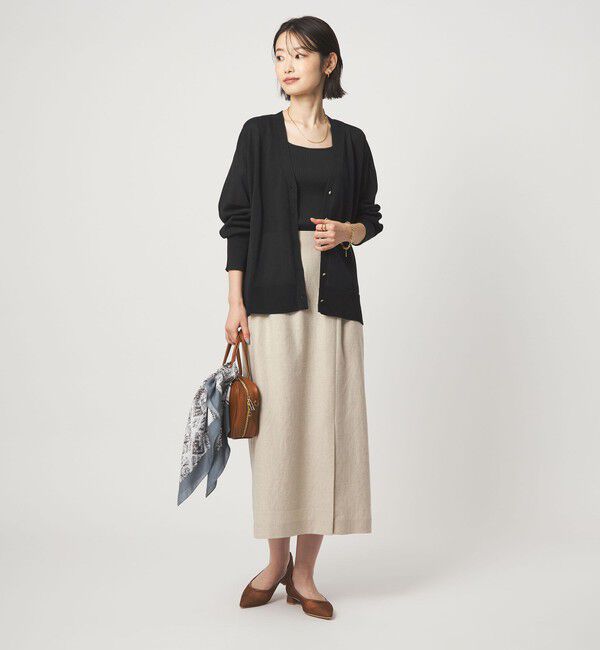 UNITED ARROWS green label relaxing「シャーリー Vネック ニット カーディガン ウォッシャブル」|カーディガン|