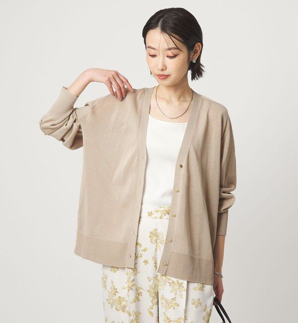 UNITED ARROWS green label relaxing「シャーリー Vネック ニット カーディガン ウォッシャブル」|カーディガン|