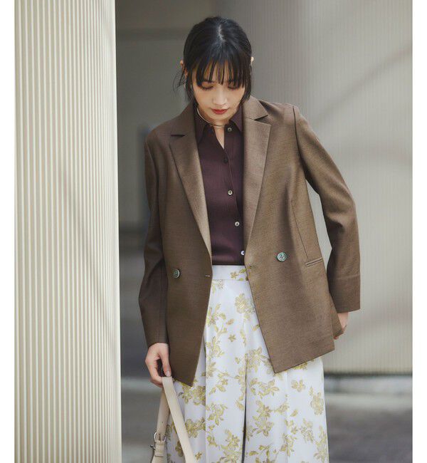 UNITED ARROWS green label relaxing「［size SHORTあり］リネンライク 2B ジャケット」|テーラードジャケット|